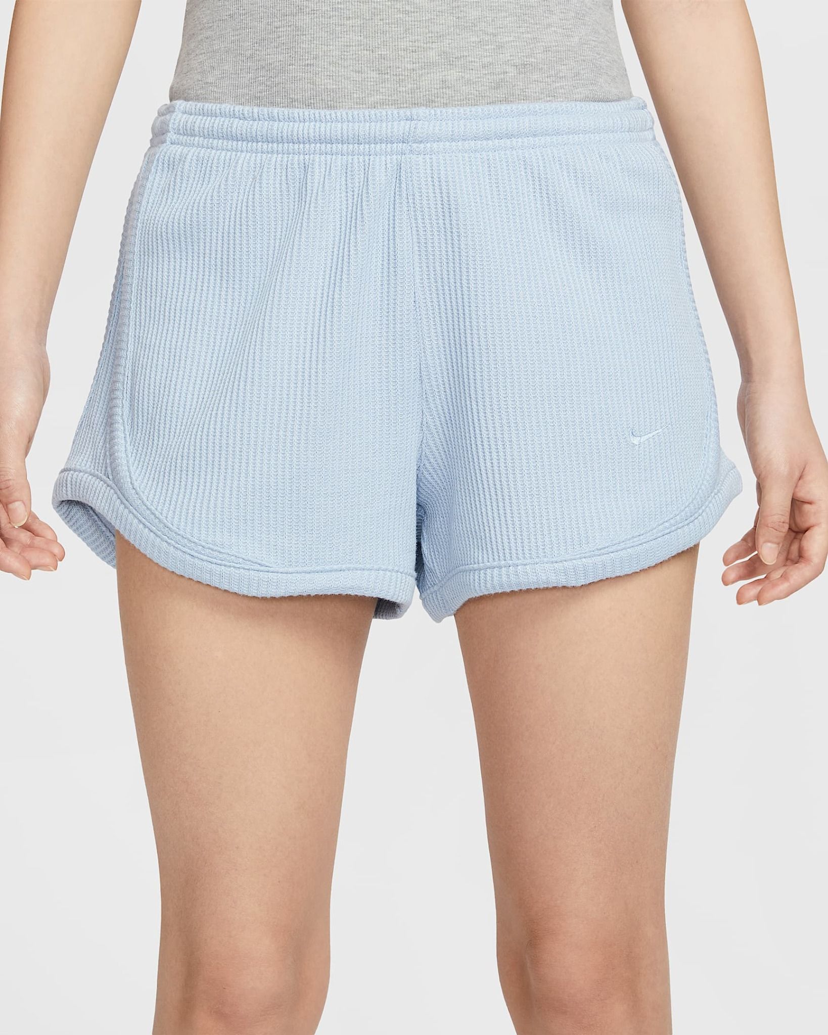 Nike - Quần ngắn thể thao Nữ Sportswear Chill Waffle Women's Mid-Rise Shorts