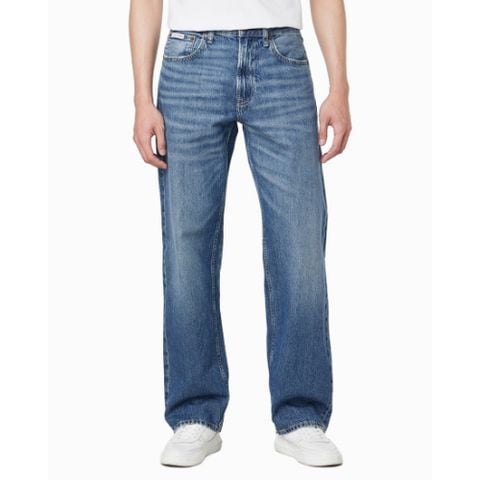 Calvin Klein - Quần jeans nam 90S Straight Lightweight Shockwave Jean