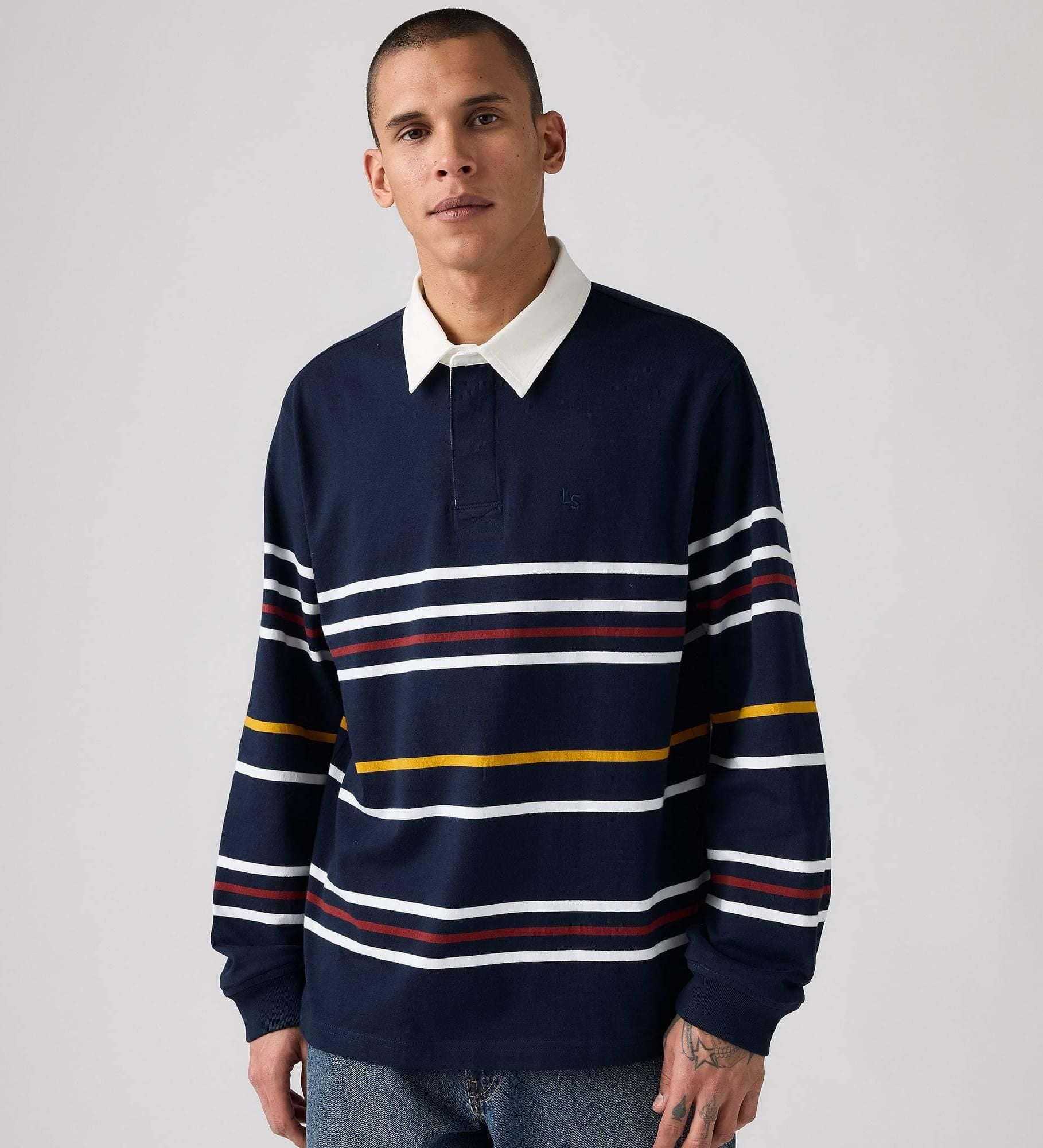 Levi's - Áo polo tay dài nam Union Rugby Polo