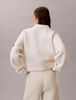 Calvin Klein - Áo Thun Có Cổ Nữ Long Sleeve Scuba Oversized Polo Top