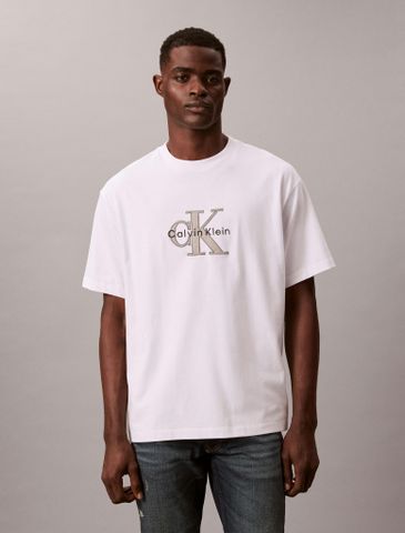 Calvin Klein - Áo Thun Tay Ngắn Nam Monologo Graphic Relaxed T-Shirt
