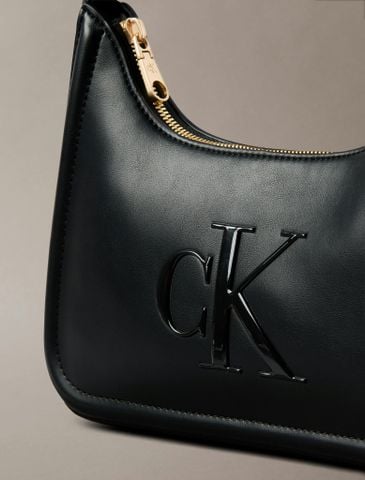 Calvin Klein - Túi xách nữ Embossed Monogram Shoulder Bag