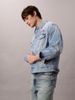Calvin Klein - Áo khoác jeans nam Chain Stitch Logo 90s Trucker Jacket