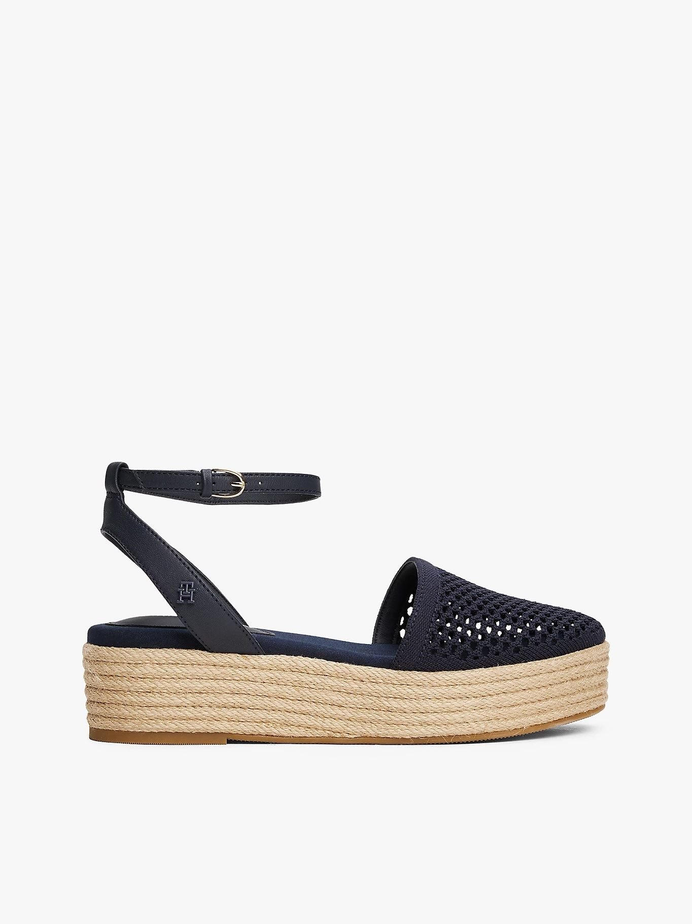 Tommy Hilfiger - Giày xăng đan nữ Knit Mesh Platform Espadrilles