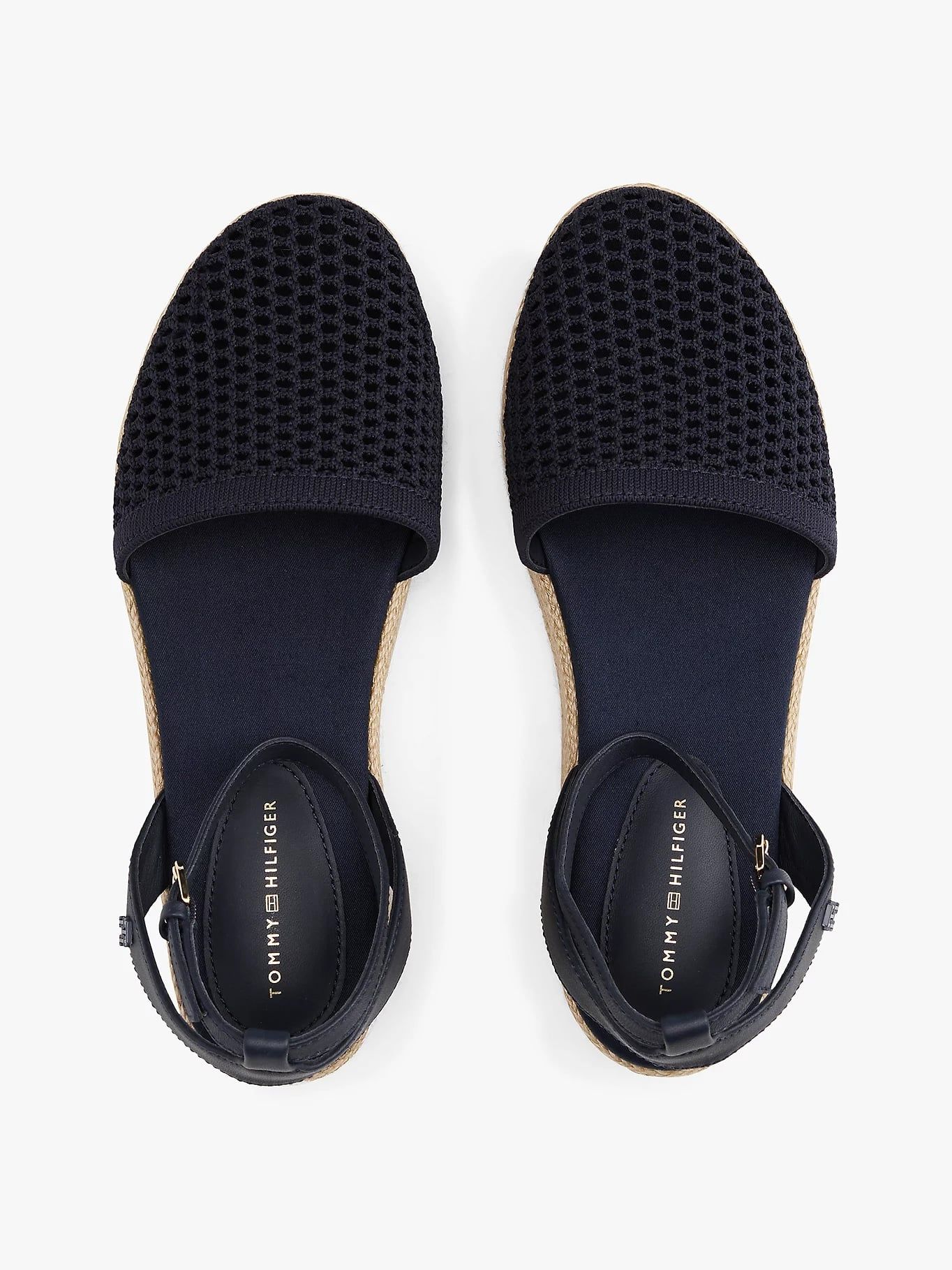 Tommy Hilfiger - Giày xăng đan nữ Knit Mesh Platform Espadrilles