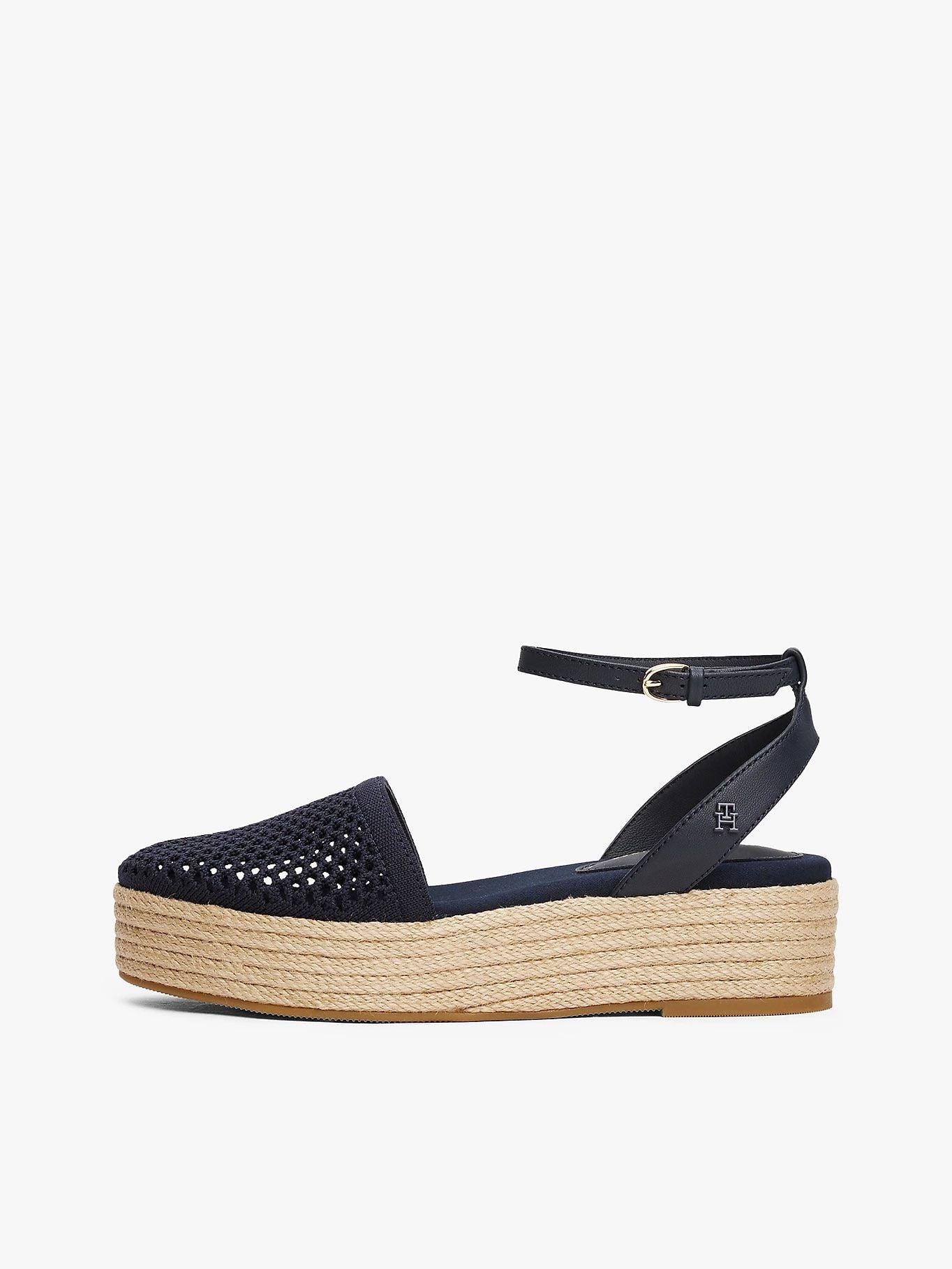 Tommy Hilfiger - Giày xăng đan nữ Knit Mesh Platform Espadrilles