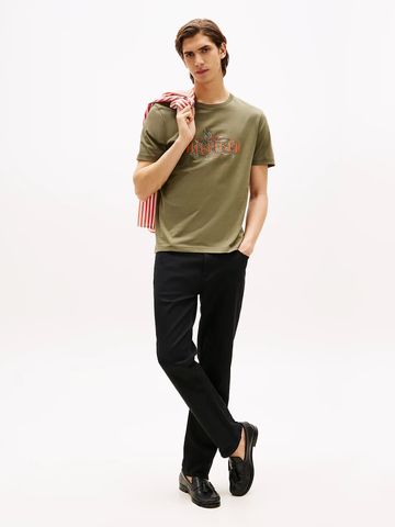 Tommy Hilfiger - Áo thun tay ngắn nam Tropical Logo Crew Neck T-Shirt