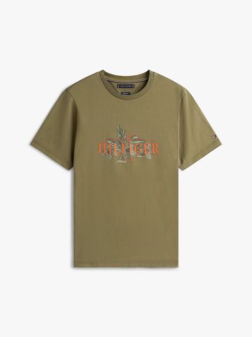 Tommy Hilfiger - Áo thun tay ngắn nam Tropical Logo Crew Neck T-Shirt