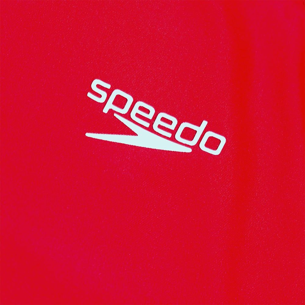 Speedo - Áo bơi tay ngắn chống nắng nam Essential Swim Tee Am Red Swimming