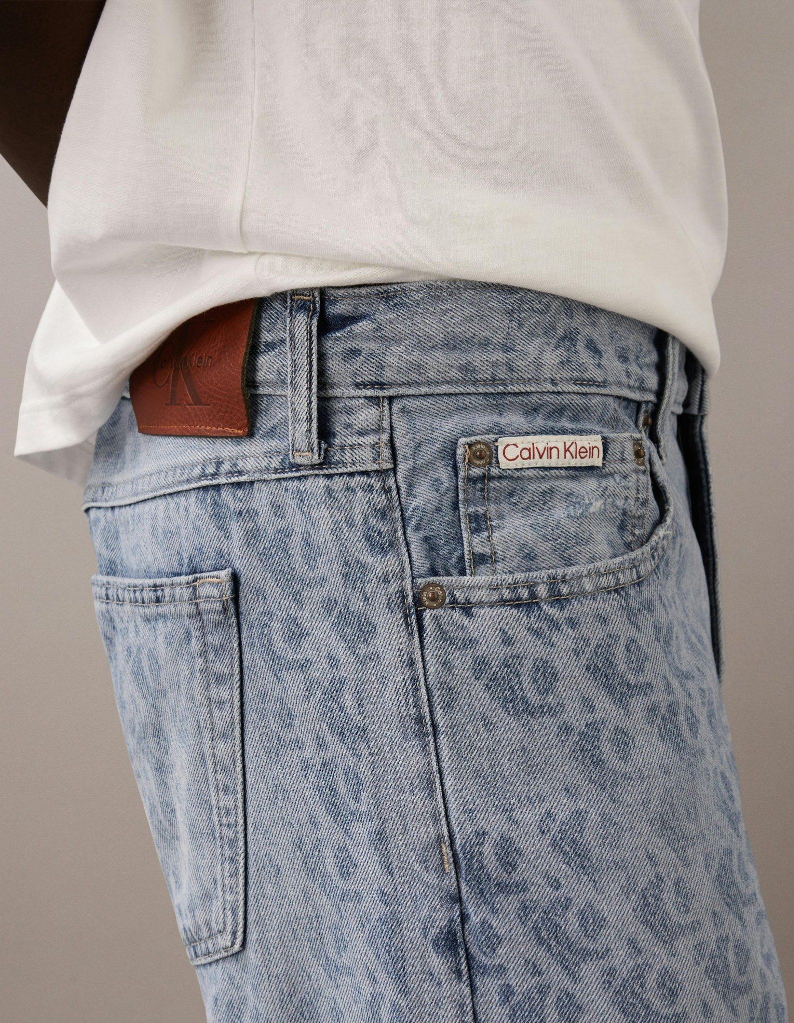 Calvin Klein - Quần jeans ống đứng nam 90s Straight Jeans