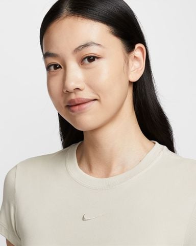 Nike - Áo phông tay ngắn thể thao Nữ Nike Sportswear Chill Knit Women's Cropped T-Shirt - 4