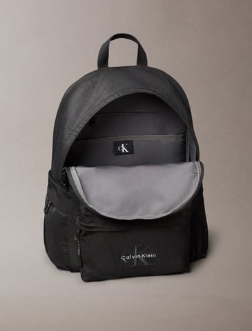 Calvin Klein - Ba lô nam Nylon Monogram Logo Backpack - 4