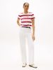 Tommy Hilfiger - Áo thun tay ngắn nữ Logo Embroidery Crew Neck T-Shirt
