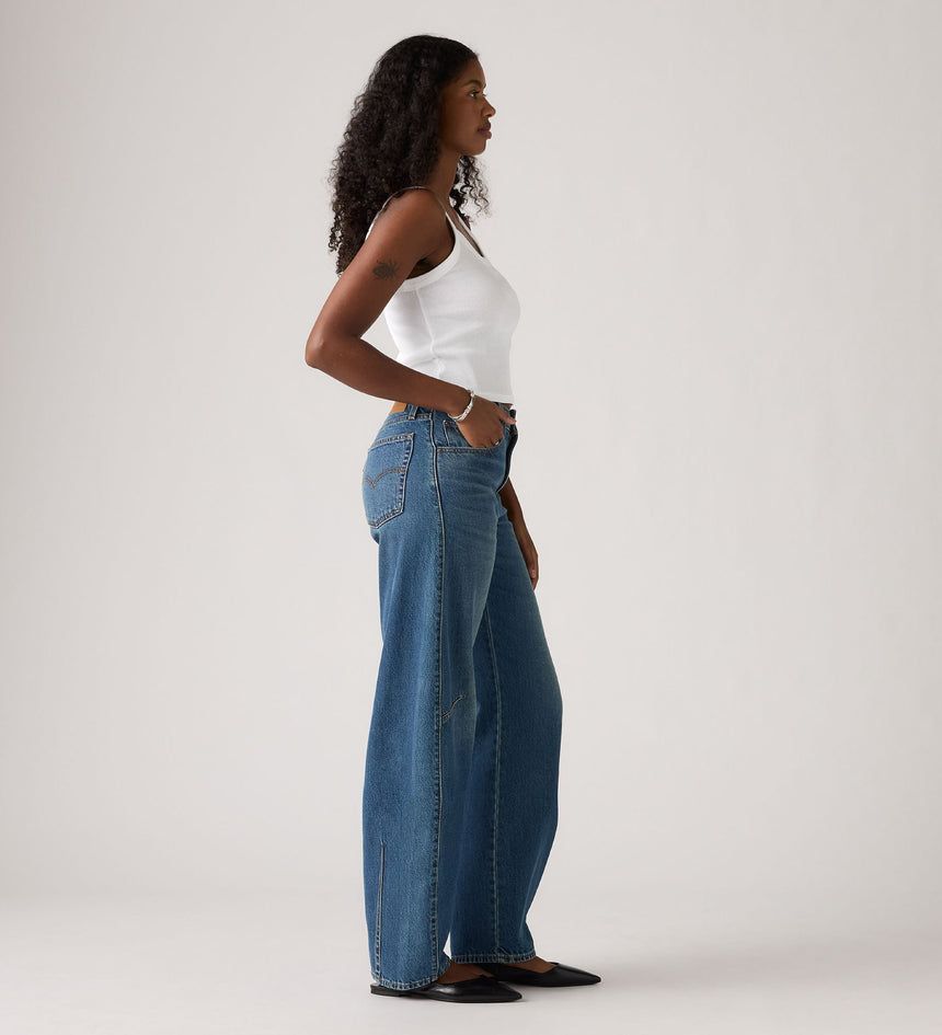 Levi's - Quần jeans ống rộng nữ Baggy Dad Barrel Women's Jeans