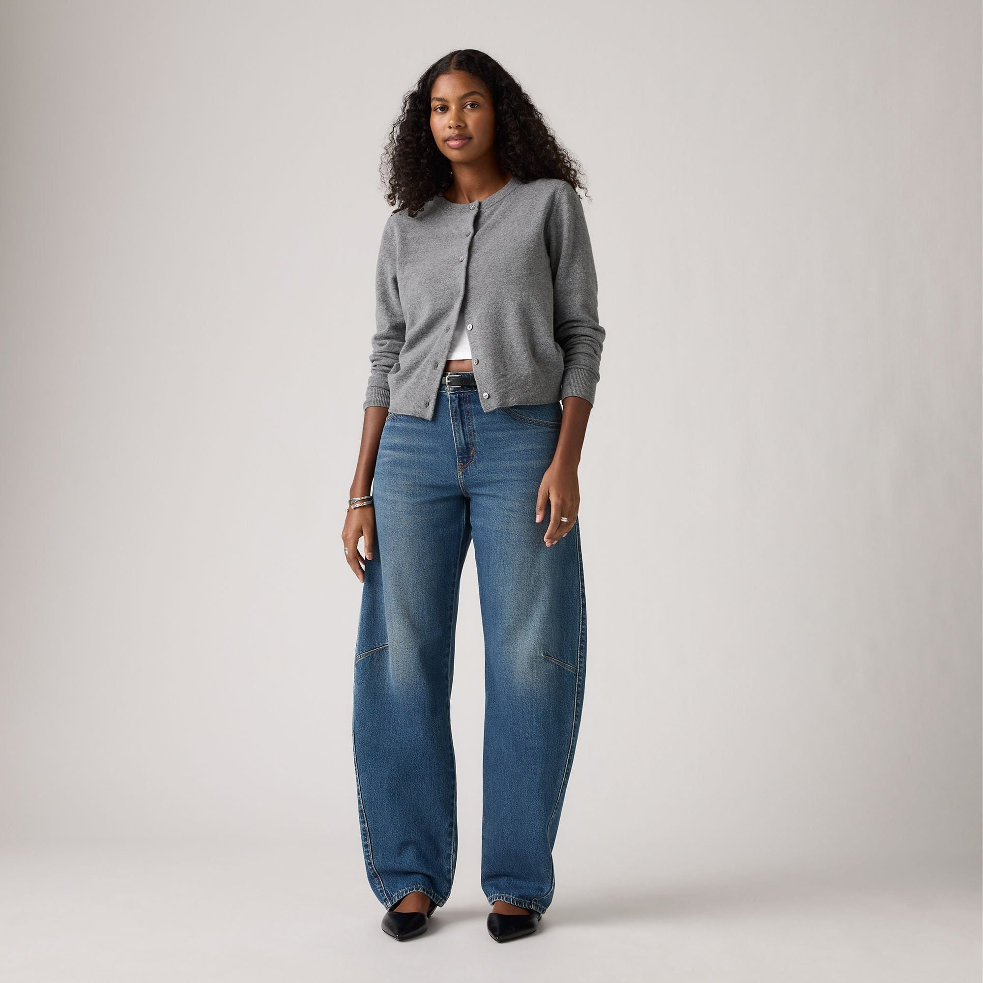 Levi's - Quần jeans ống rộng nữ Baggy Dad Barrel Women's Jeans