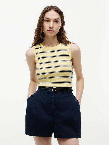 Tommy Hilfiger - Áo Thun Ba Lỗ Nữ Stripe Slim Crew Neck Tank Top