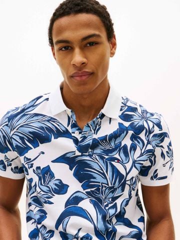 Tommy Hilfiger - Áo Thun Có Cổ Nam Floral AOP Regular Polo
