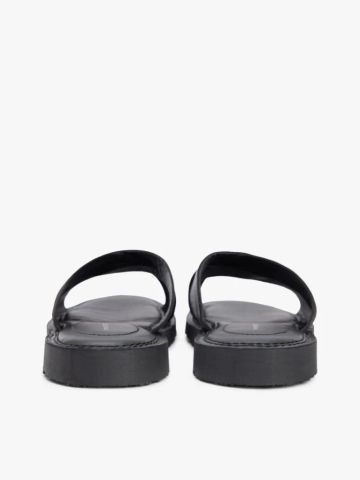 Tommy Hilfiger - Dép Quai Ngang Nam Leather Crossover Strap Cleat Sandals