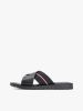 Tommy Hilfiger - Dép Quai Ngang Nam Leather Crossover Strap Cleat Sandals