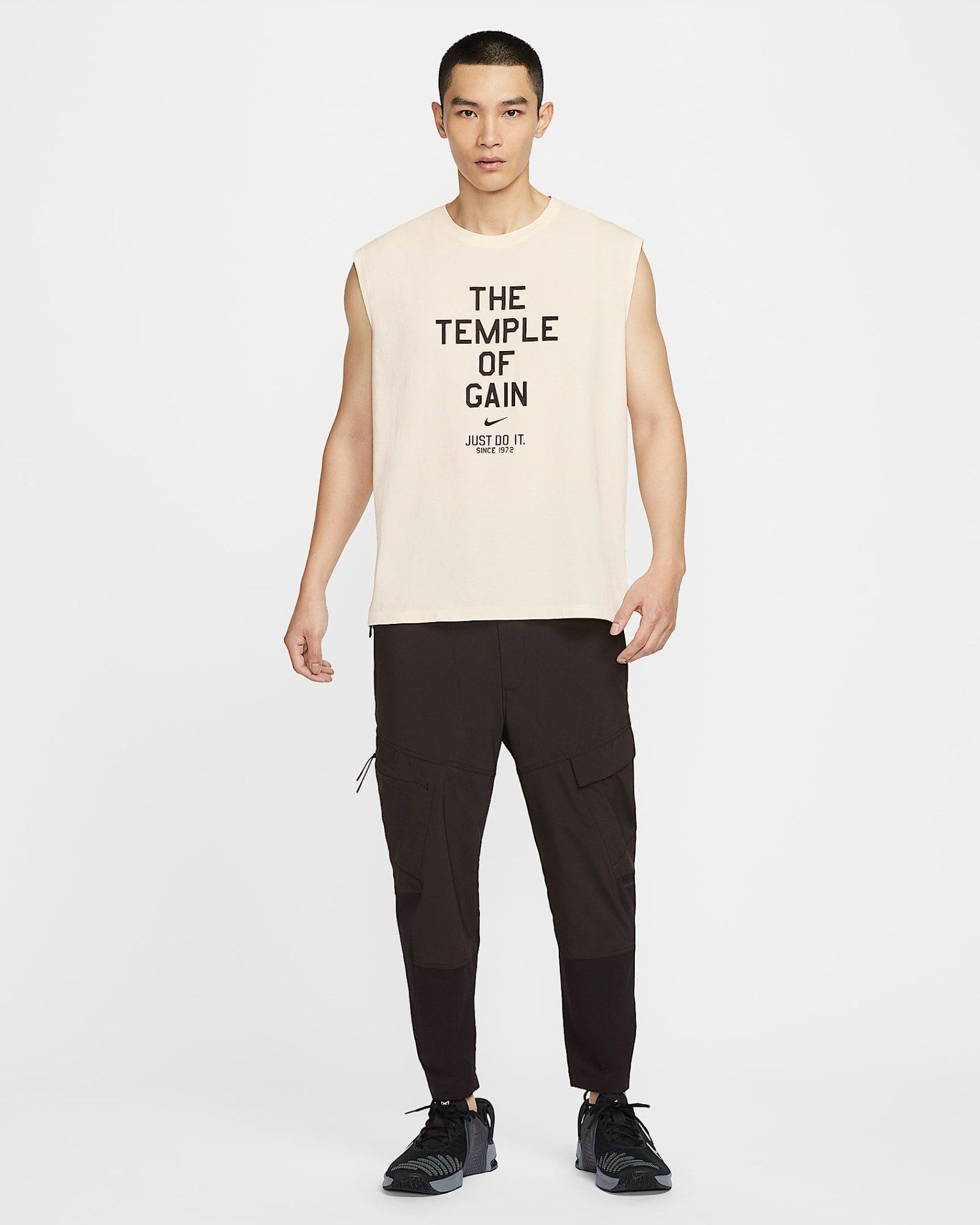 Nike - Áo ba lỗ thể thao Nam Nike Men's Sleeveless T-Shirt