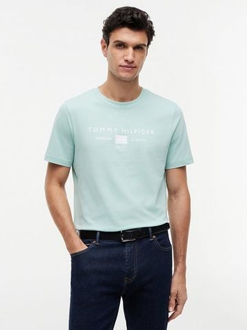 Tommy Hilfiger - Áo Thun Tay Ngắn Nam Brand Love Mono Stack Tee