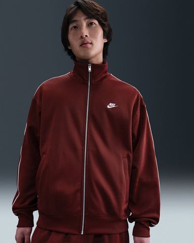 Nike - Áo khoác thể thao Nam Club Men's Oversized Knit Track Jacket