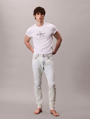 Calvin Klein - Quần jeans ống ôm nam Slim Tapered Jeans