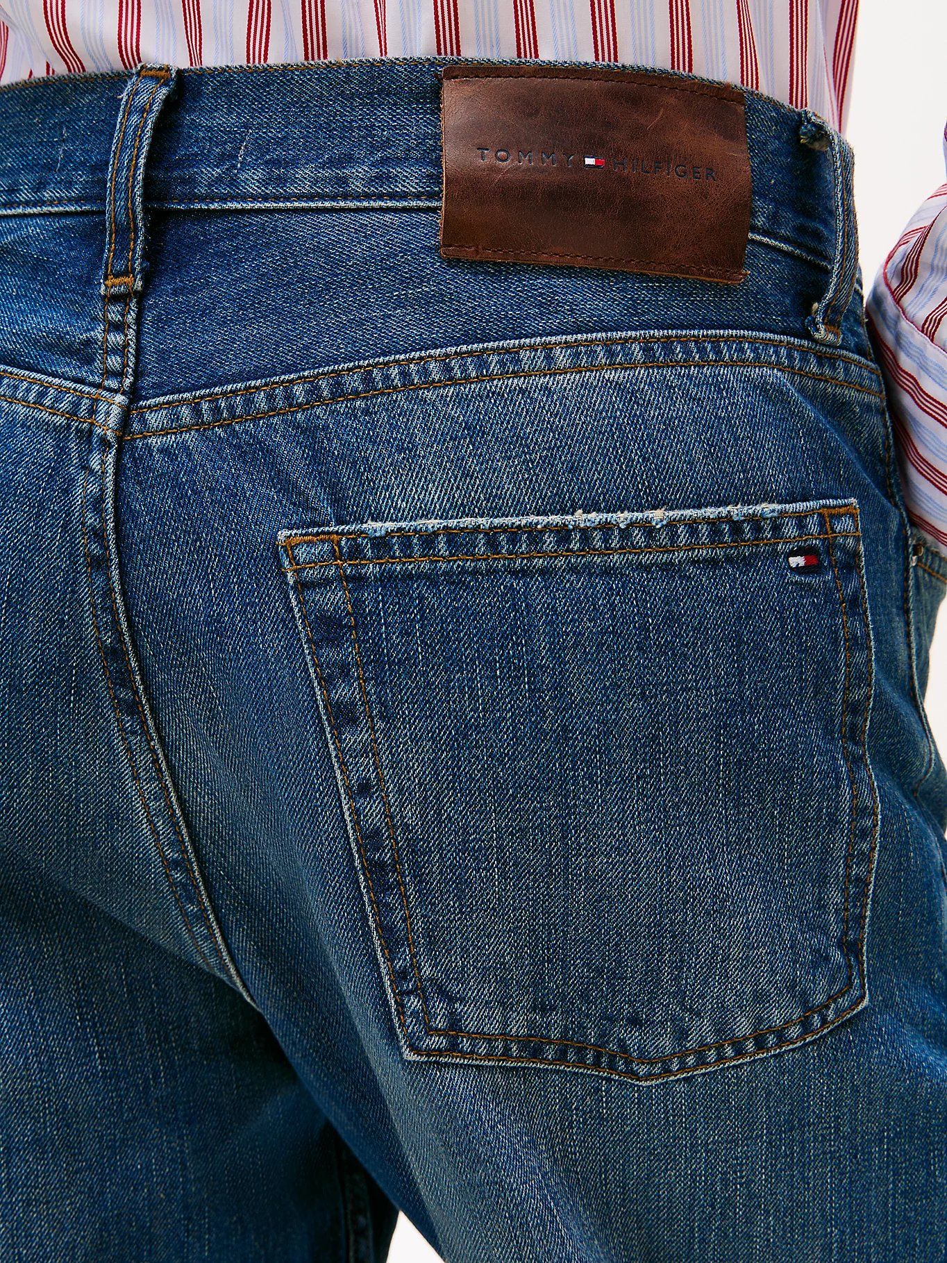 Tommy Hilfiger - Quần jeans dài nam Distressed Relaxed Jeans