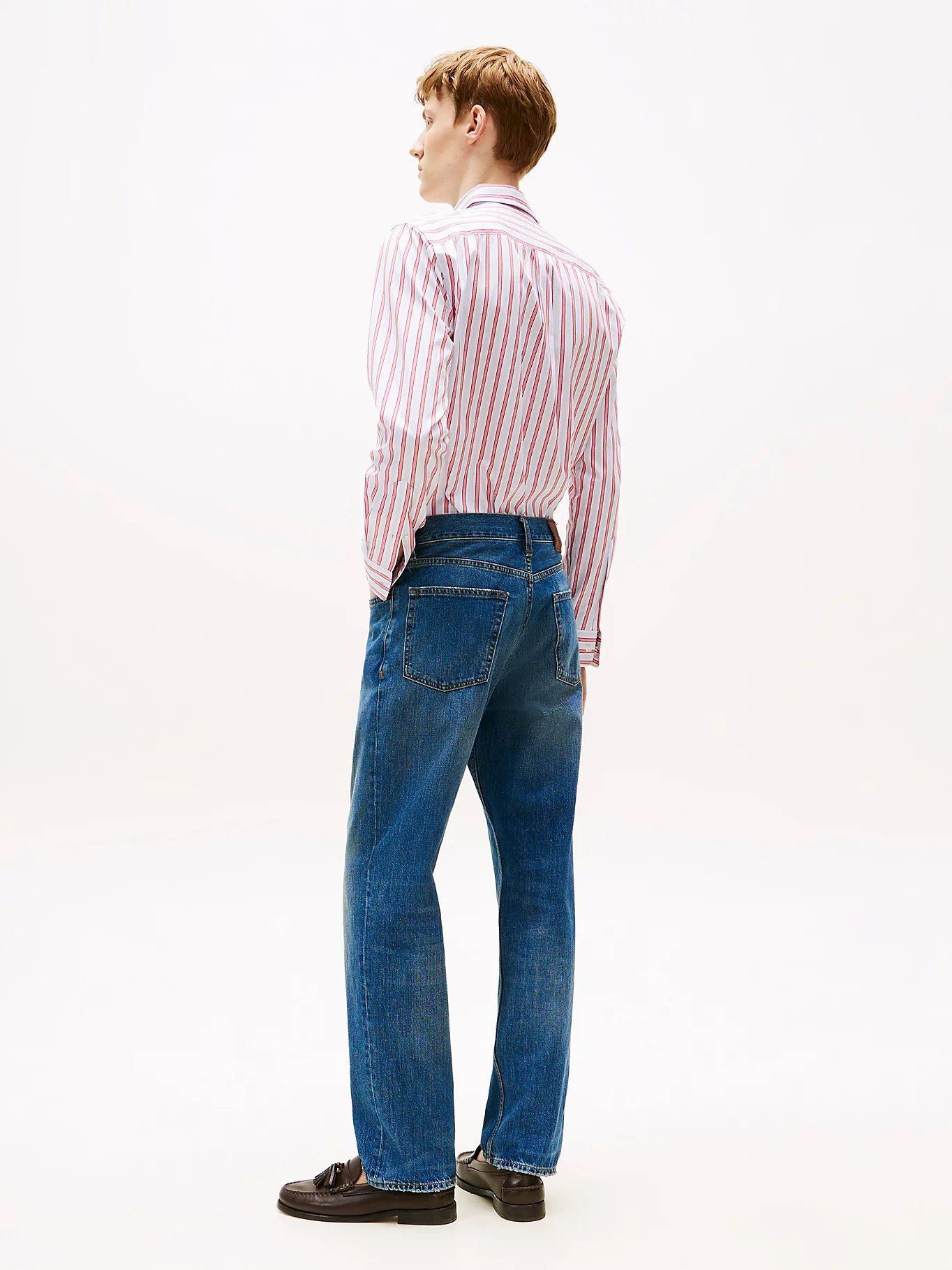 Tommy Hilfiger - Quần jeans dài nam Distressed Relaxed Jeans