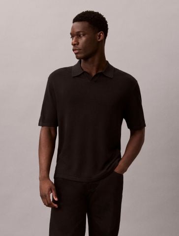 Calvin Klein - Áo Len Nam Regular Linen Blend Johnny - 2