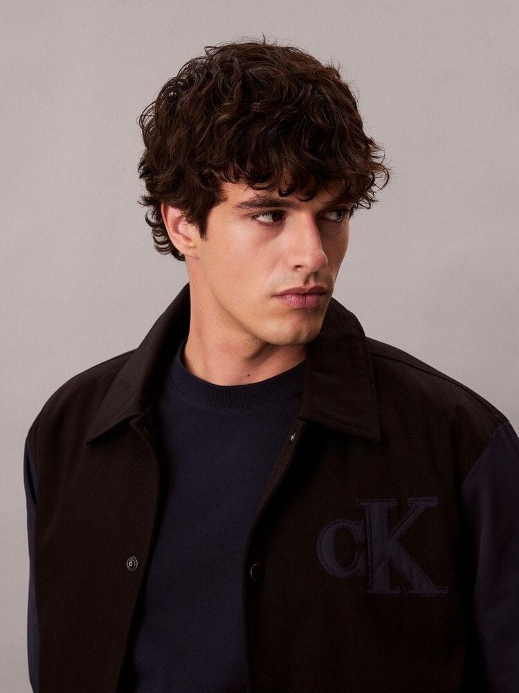 Calvin Klein - Áo khoác nam CK Cotton Nylon Varisty Bomber