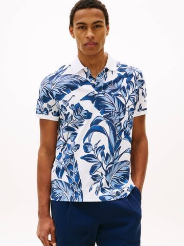 Tommy Hilfiger - Áo Thun Có Cổ Nam Floral AOP Regular Polo