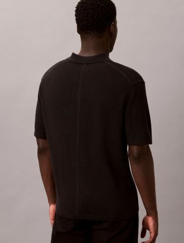 Calvin Klein - Áo Len Nam Regular Linen Blend Johnny - 3