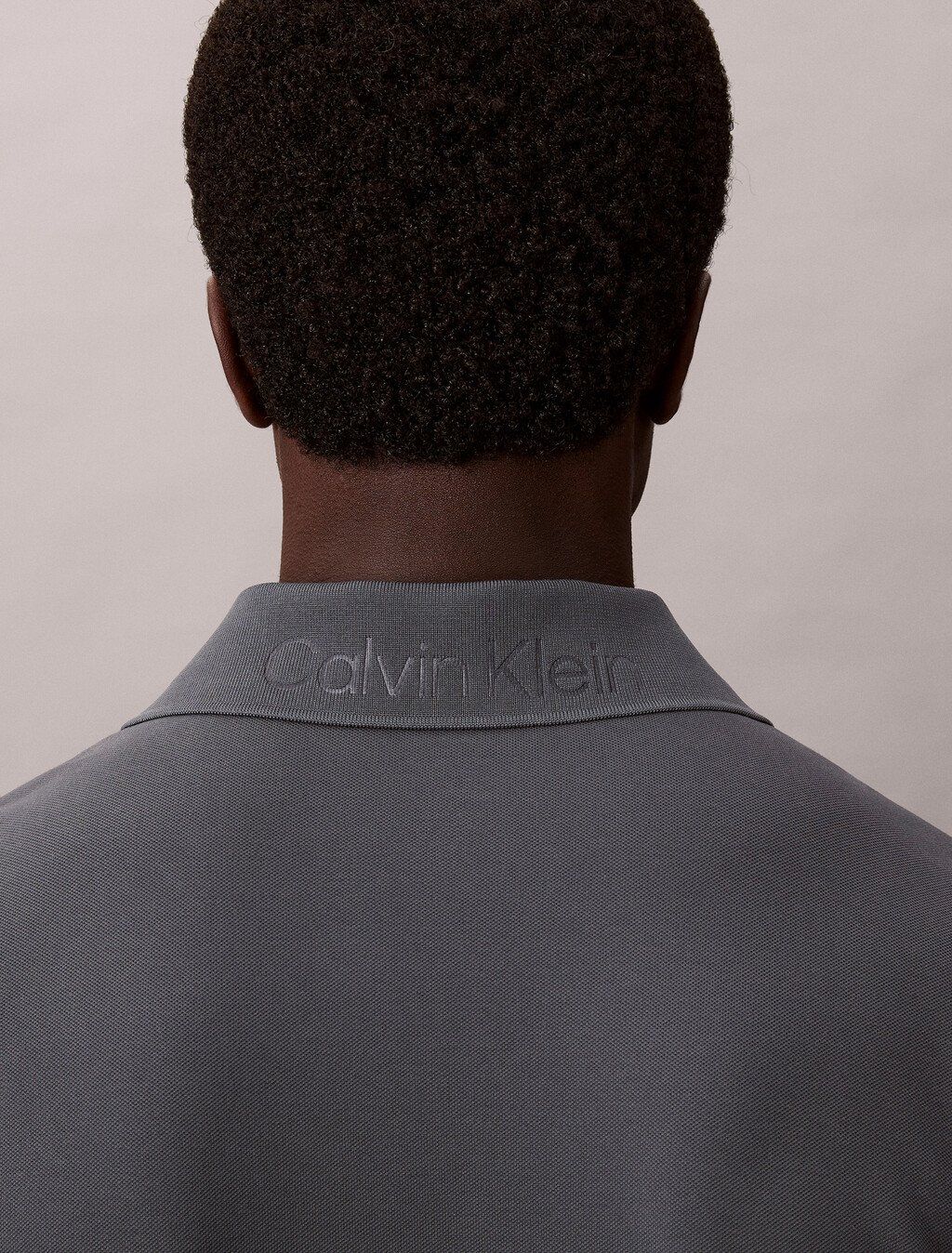 Calvin Klein - Áo polo tay ngắn nam Cotton Blend Pique Polo Shirt