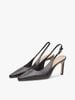 Tommy Hilfiger - Giày cao gót nữ Leather Pointed Toe Slingback Heels