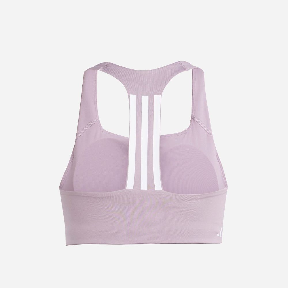 adidas - Áo ngực thể thao Nữ Women's Adidas Powerimpact Training Medium-Support 3-Stripes Sport Bra - Purple