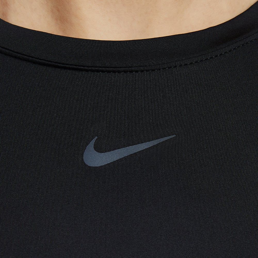 Nike - Áo thun tay ngắn tập luyện Nữ Women's One Classic Twist Short-Sleeve T-Shirt - Black