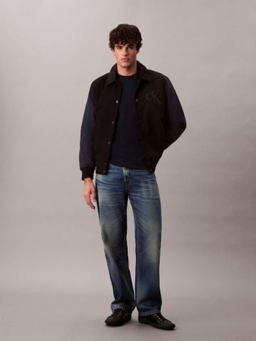 Calvin Klein - Áo khoác nam CK Cotton Nylon Varisty Bomber - 2
