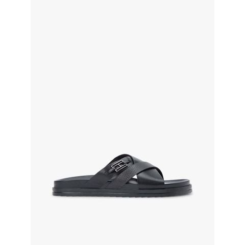 Tommy Hilfiger - Xăng Đan Nam Flag Hardware Leather Sandal
