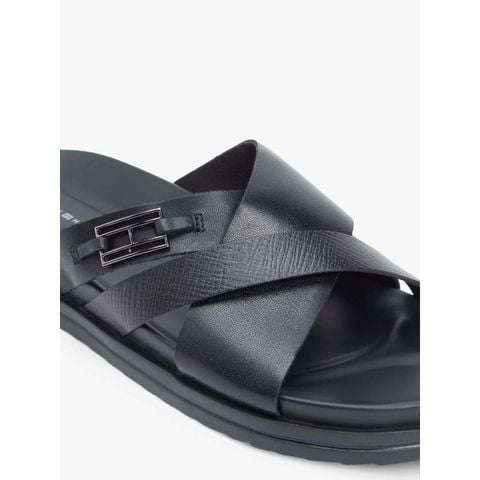 Tommy Hilfiger - Xăng Đan Nam Flag Hardware Leather Sandal