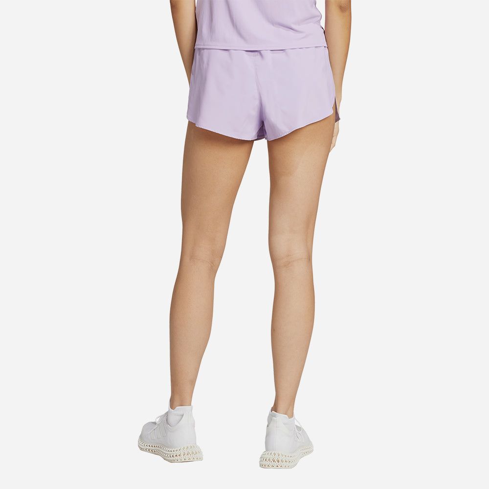 adidas - Quần ngắn chạy bộ Nữ Women's Adidas Adizero Essentials Running Split Shorts - Purple