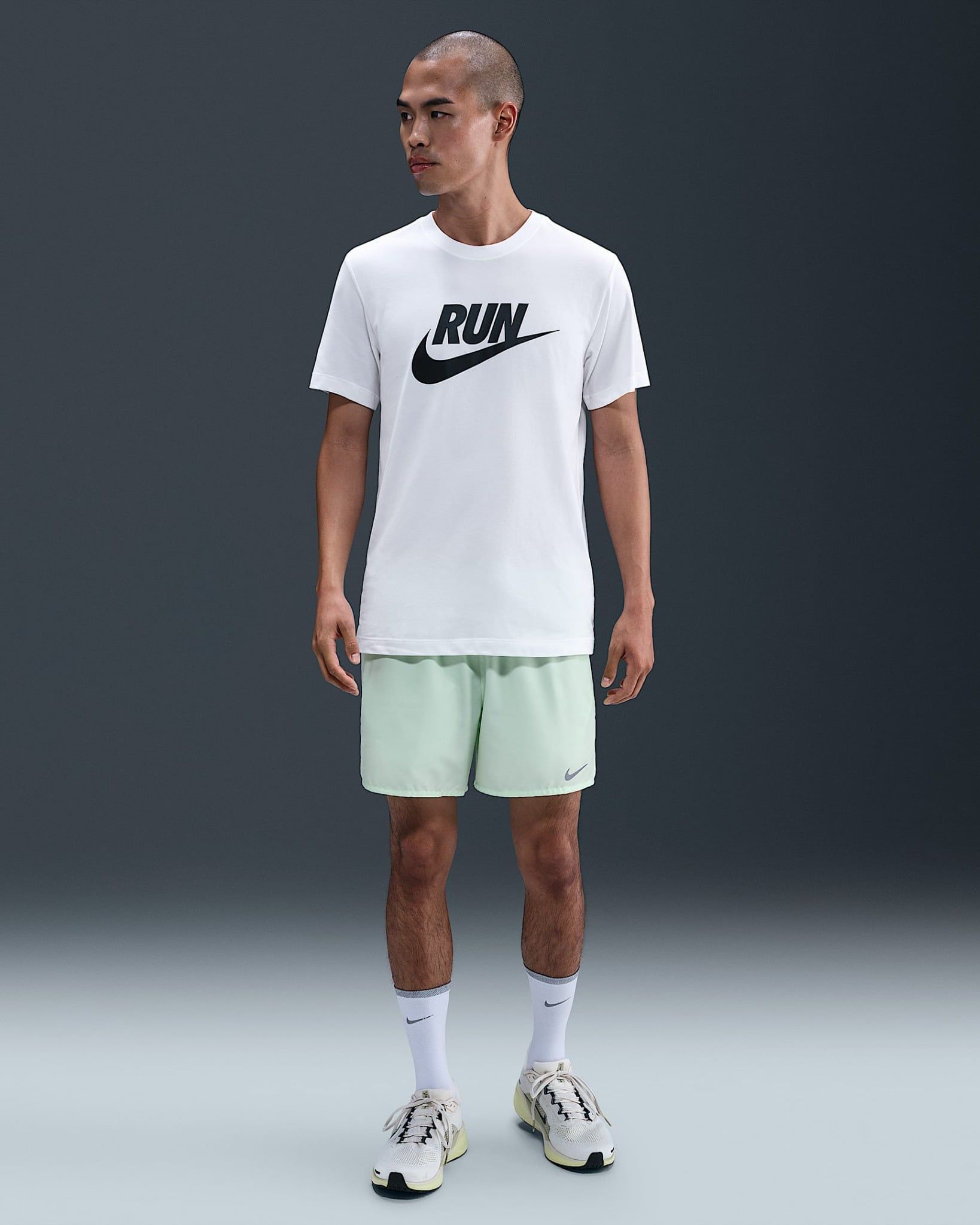 Nike - Áo phông tay ngắn thể thao Nam Men's Dri-FIT Running T-Shirt