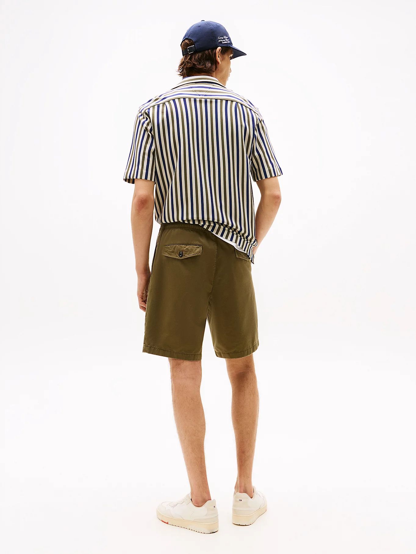 Tommy Hilfiger - Quần ngắn nam Washed Twill Relaxed Cargo Shorts
