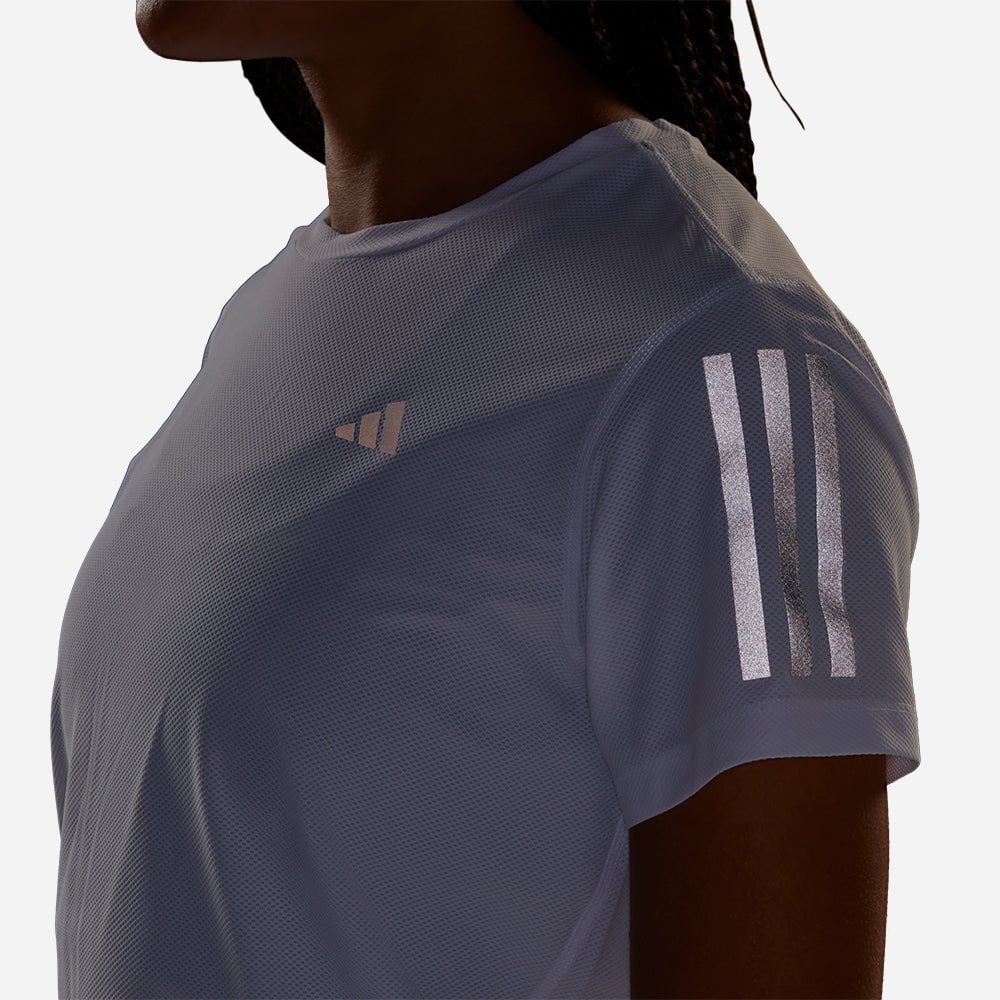 adidas - Áo thun chạy bộ Nữ Women's Adidas Own The Run T-Shirt - White