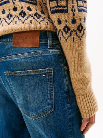 Tommy Hilfiger - Quần jeans ống đứng nam Denton Straight Indigo Jeans