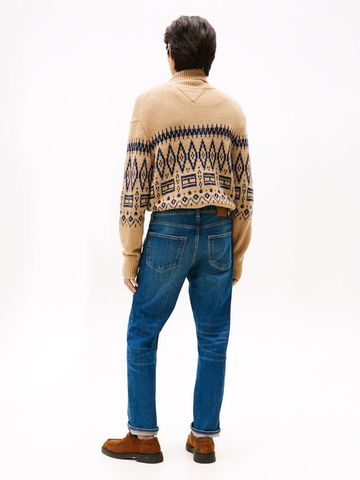 Tommy Hilfiger - Quần jeans ống đứng nam Denton Straight Indigo Jeans