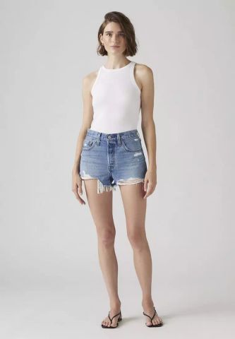 Levi's - Quần Jean Ngắn Nữ 501 Original High-Rise