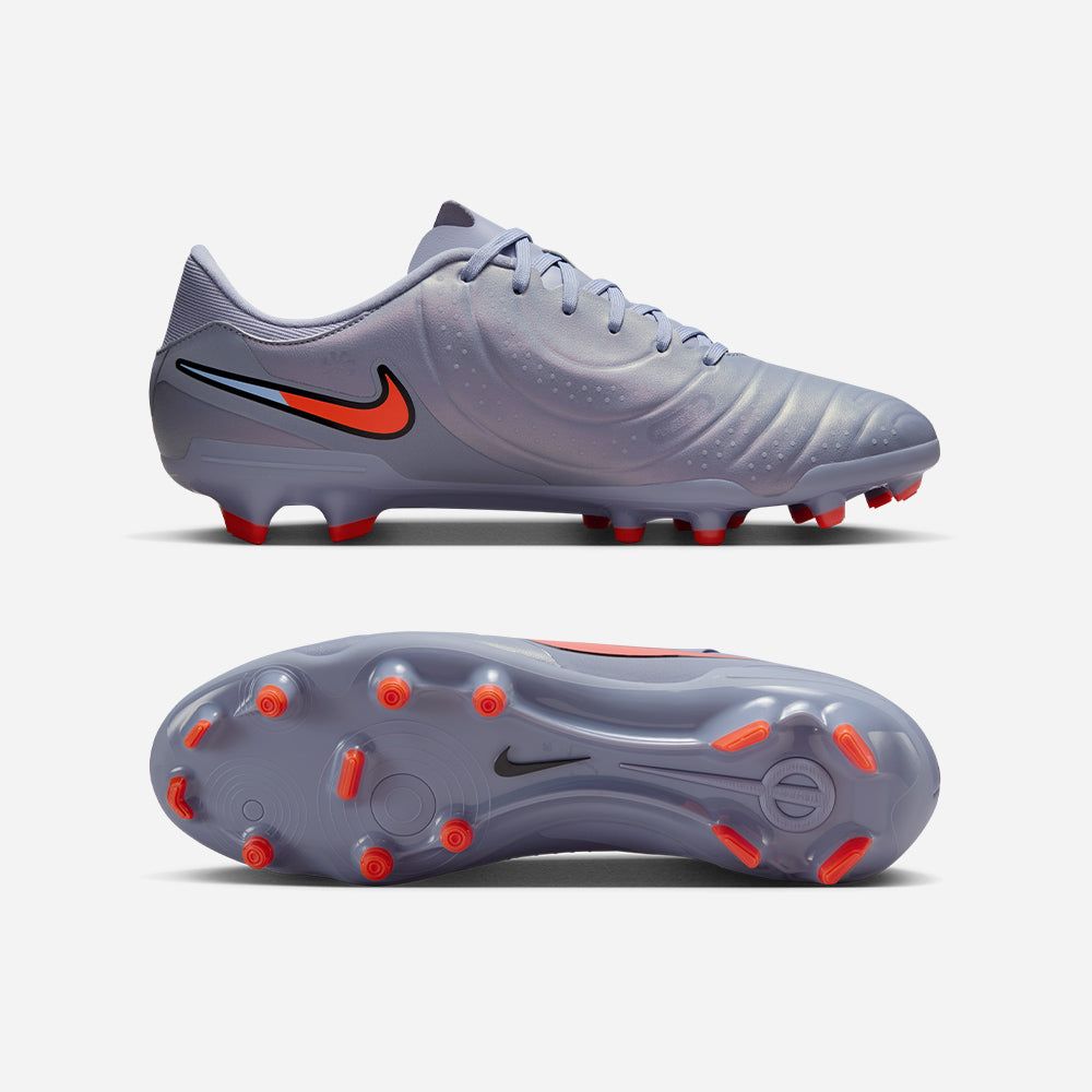 Nike - Giày đá banh sân cỏ tự nhiên Men's Tiempo Legend 10 Academy Firmground Football Boots - Gray