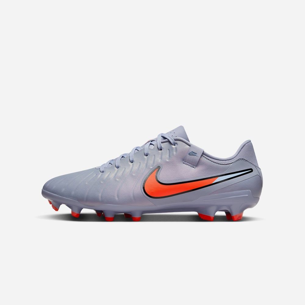 Nike - Giày đá banh sân cỏ tự nhiên Men's Tiempo Legend 10 Academy Firmground Football Boots - Gray