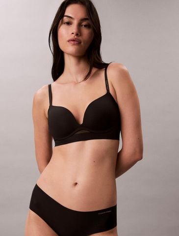 Calvin Klein - Áo Ngực Nữ Invisibles Microfiber Mesh Push Up Plunge Bra